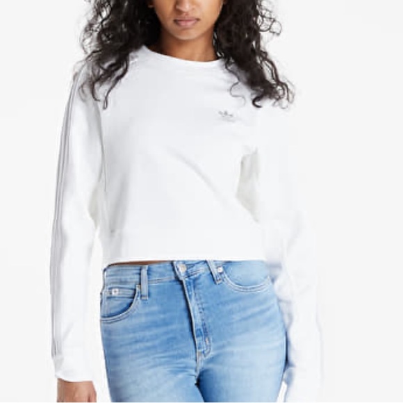 adidas Tops - adidas Originals ADICOLOR CLASSICS HIGH SHINE CREW SWEATSHIRT